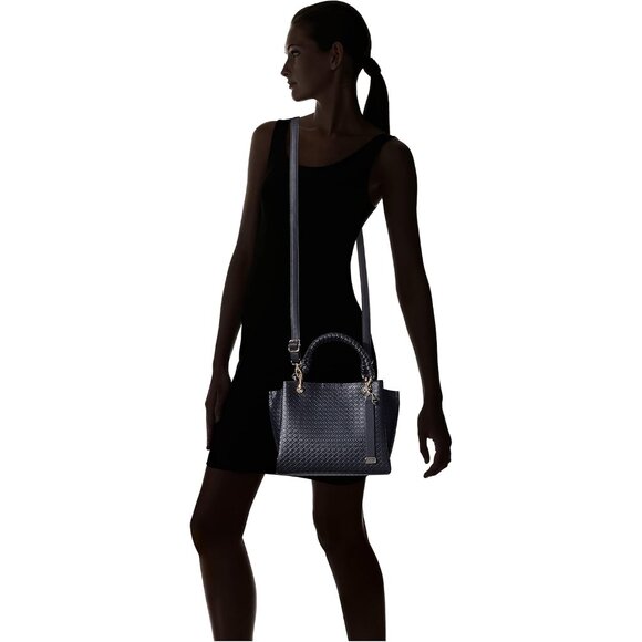 Gloadithh Medium Black Tote Bag with Leather Lining - Perfect Everyday Handbag - Picture 6 of 6